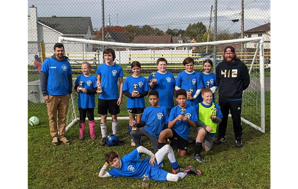 Fall 2021 U12/14 round robin champions 